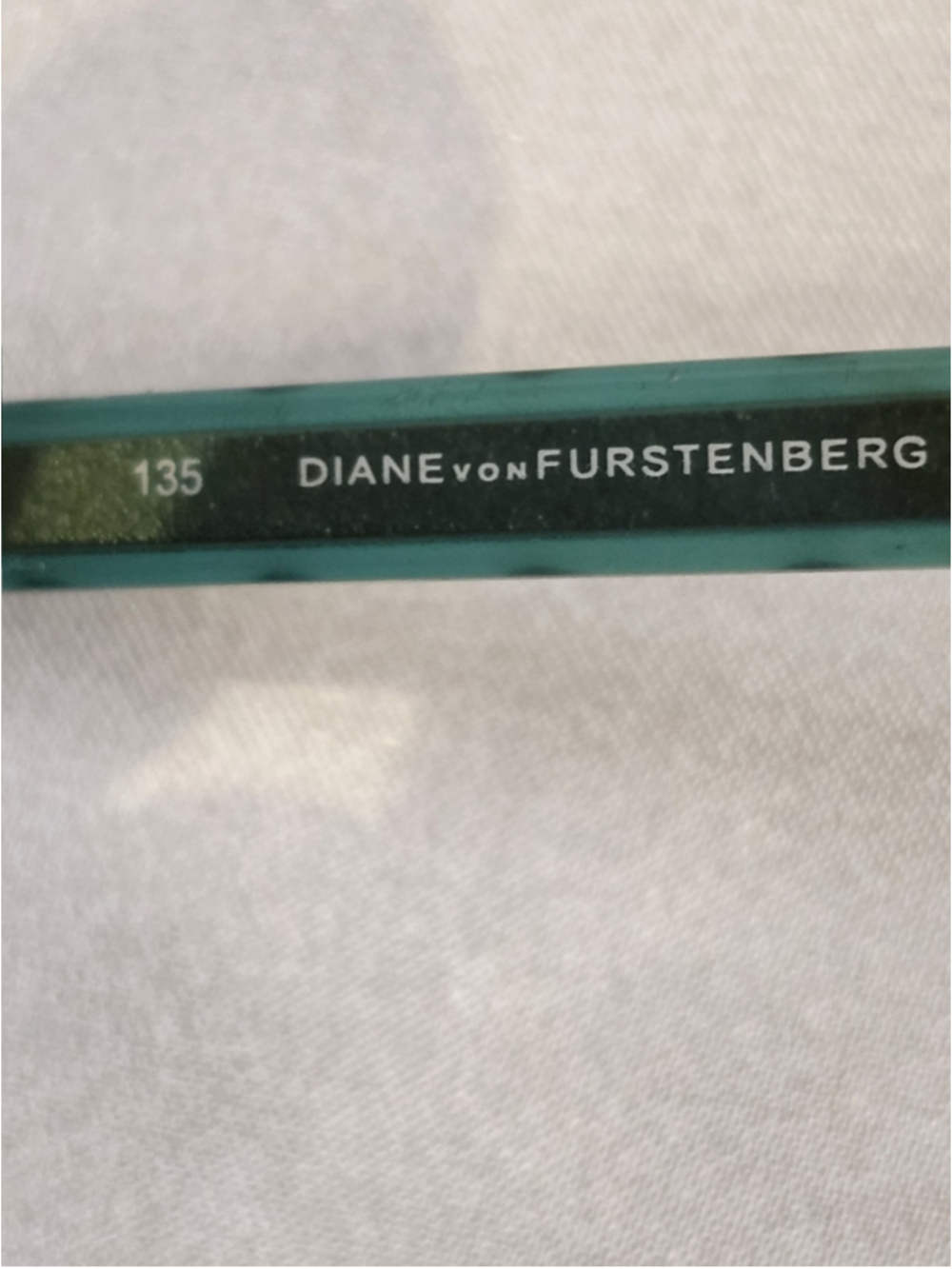 Diane von Furstenberg DVF5073 Eyeglass Frames in Tortoise & Teal - Picture 5 of 8